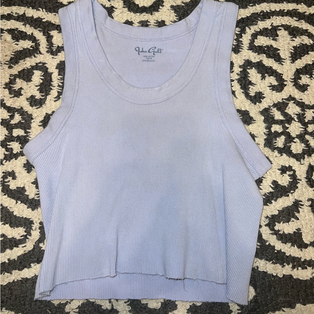 PURPLE RIBBED TOP!